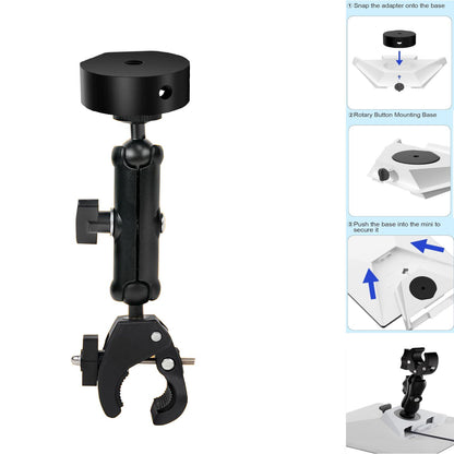 Adjustable Roof Rack Pole Mount Kit , Compatible with Original Pipe Adapter, Accessories for Roof or Pole V1192-AZ-W-0852