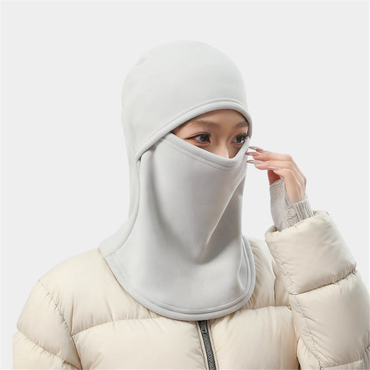 Cold Weather Ski Mask for Men Windproof Thermal Winter Scarf Mask Women Neck Warmer Hood for Cycling(Milk V1192-AZ-W-0858