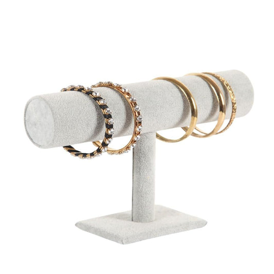 2 pack Covered Wood Jewelry Display, Jewelry Stand, Bracelet Holder Display, Watch Stand, Bracelet Stand,( V1192-AZ-W-0870