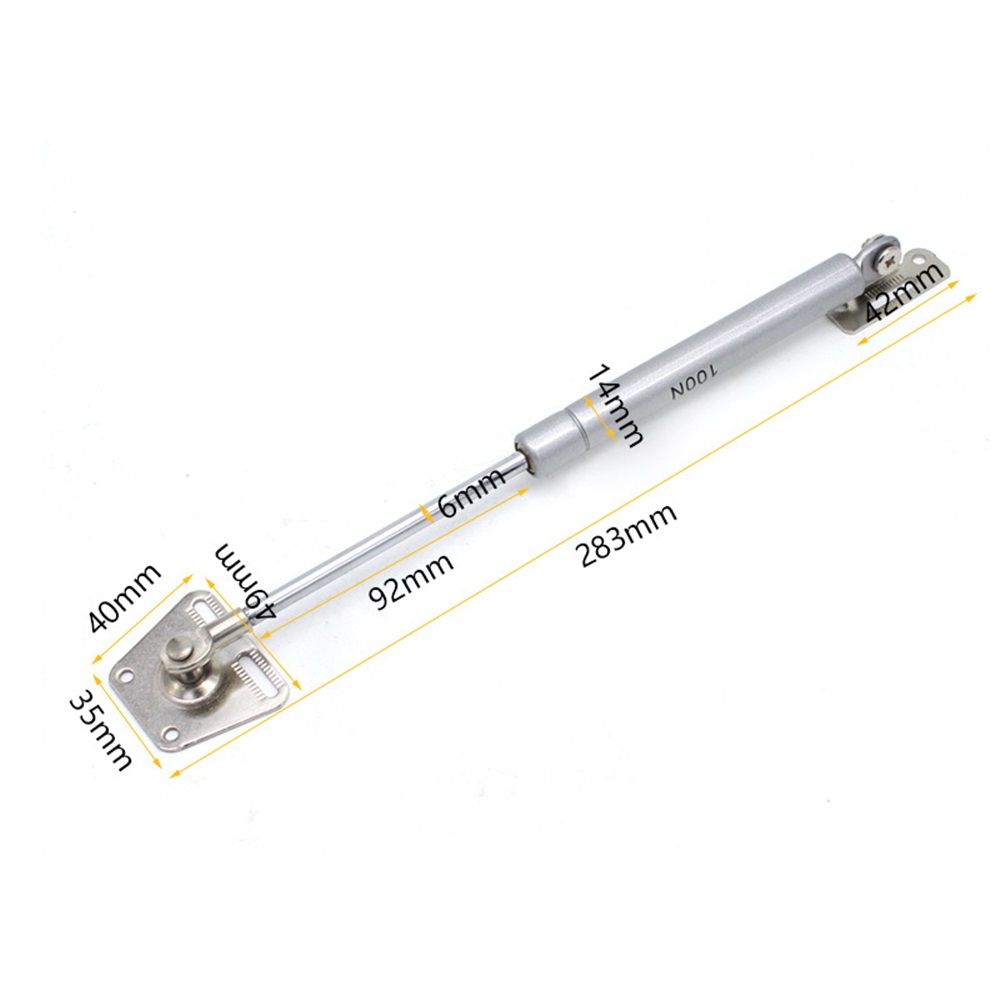 2 Pack 100N/22LBS Drop Down Gas Struts for Drop-Front Desk Downward Slowly Such as Fold-Down Desk, Flap Lid V1192-AZ-W-0874