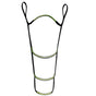 4 Step Hunting Climbing Aider w/High Visibility Steps Marine Rope Ladder for Inflatable Boat, Kayak, V1192-AZ-W-0876