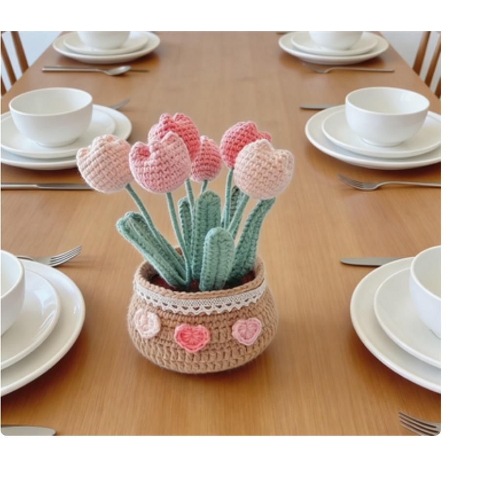 Crochet Kit for Beginners, Tulip Crochet Starter Kit Beginner for Complete Beginners Adults, Crocheting V1192-AZ-W-0877