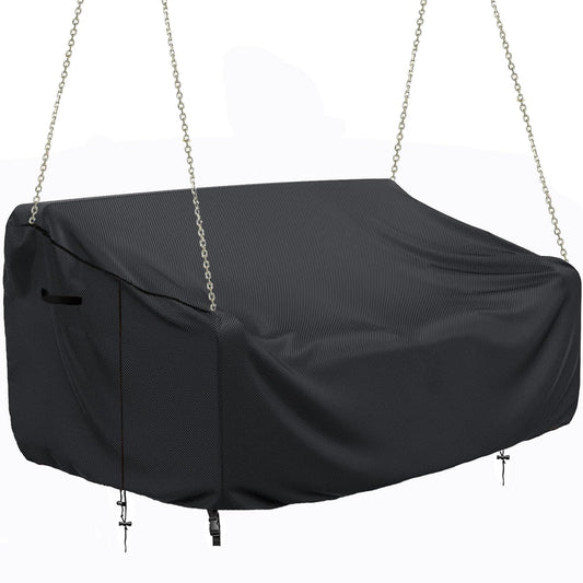 Porch Swing Cover Waterproof Outdoor Hanging Swing Cover Tear resistant All WeatherProof Patio Furniture V1192-AZ-W-0878