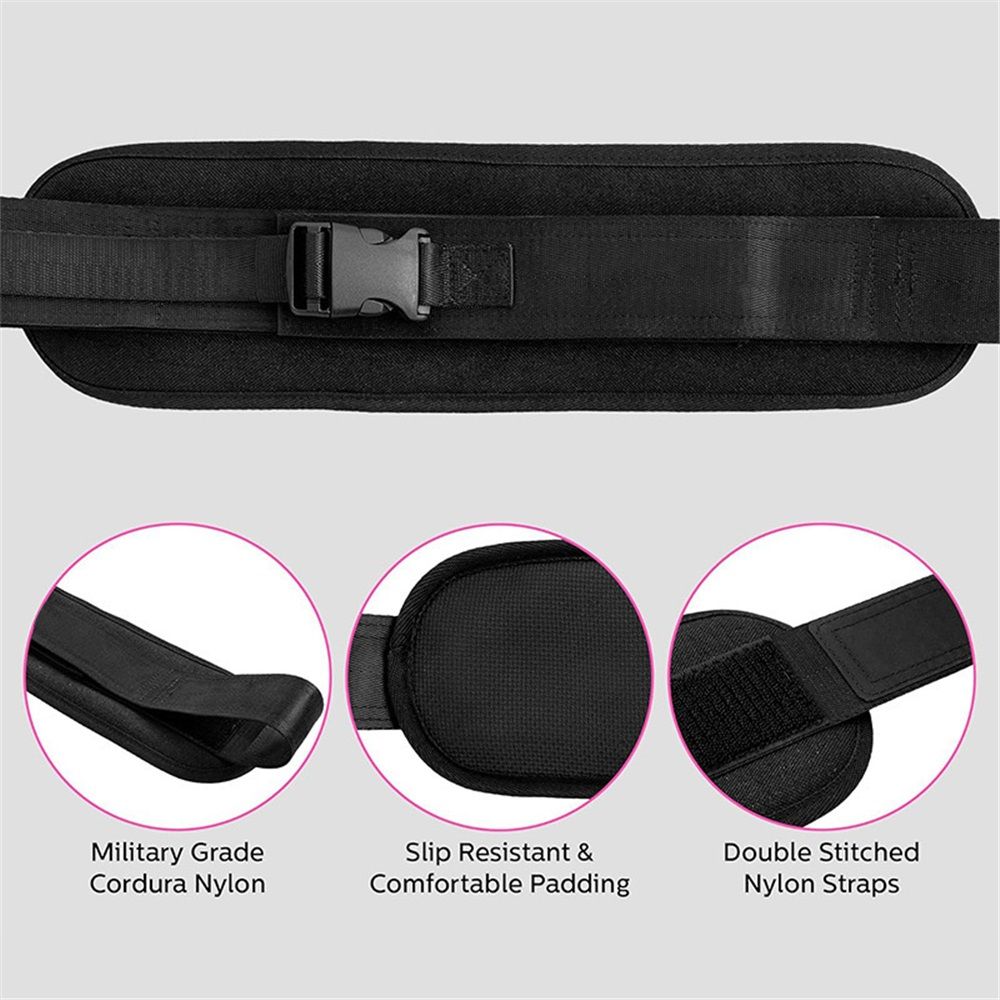 Exercise Hip Thrust Belt - Glute Trainer for Home Workouts with Extra Padding - Fully Adjustable Hip Thrust V1192-AZ-W-0884