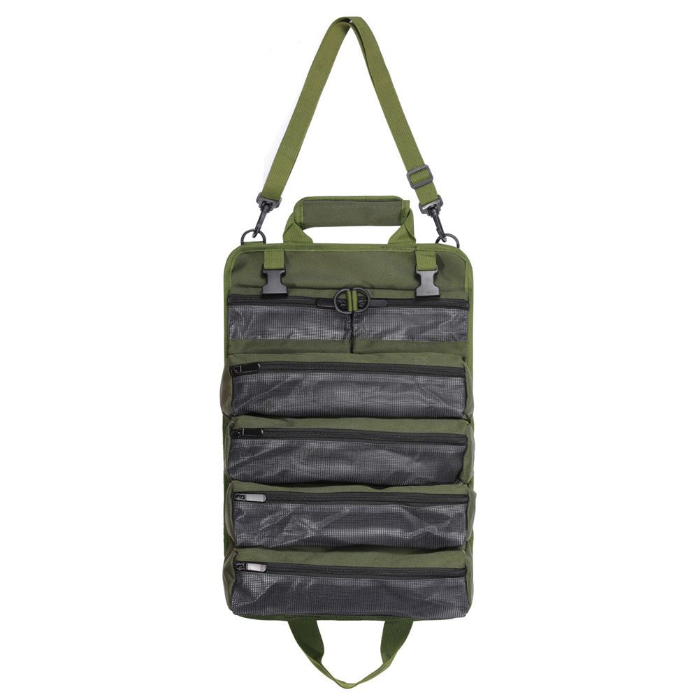 Tool Bag Roll Up, Heavy Duty Portable Soft Tool Storage Organization, Foldable Empty Rollup Organizer V1192-AZ-W-0886