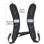 Waterproof Replacement Shoulder Strap with Adjustable Belt for Shoulder Bag Backpack Black Backpack Straps V1192-AZ-W-0892