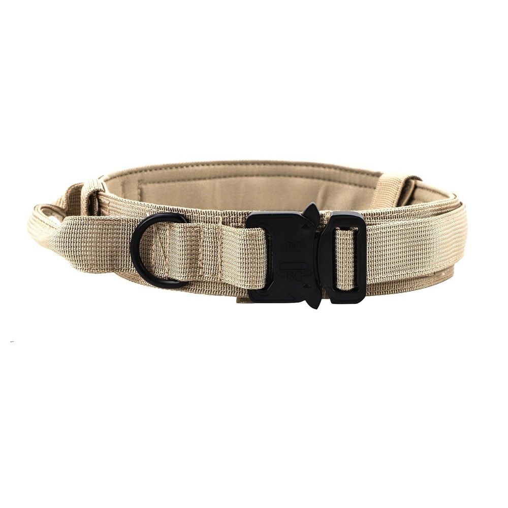 Reflective Nylon Dog Collar Military Adjustable Durable for Large German Shepherd Outdoor Working Training V1192-AZ-W-0905