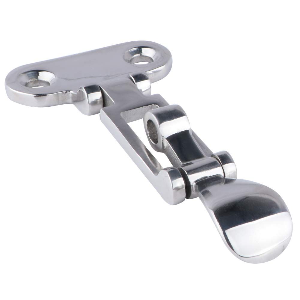 Marine 316 Stainless Steel Anti-Rattle Lockable Hatch,Hold Down Clamp Latch,Marine Hatch Locker (2 PCS) V1192-AZ-W-0906