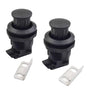 2Pcs Push Button Latch, Push to Close Latches for Perpendicular Door Configurations Latches - Push-to-Close V1192-AZ-W-0912