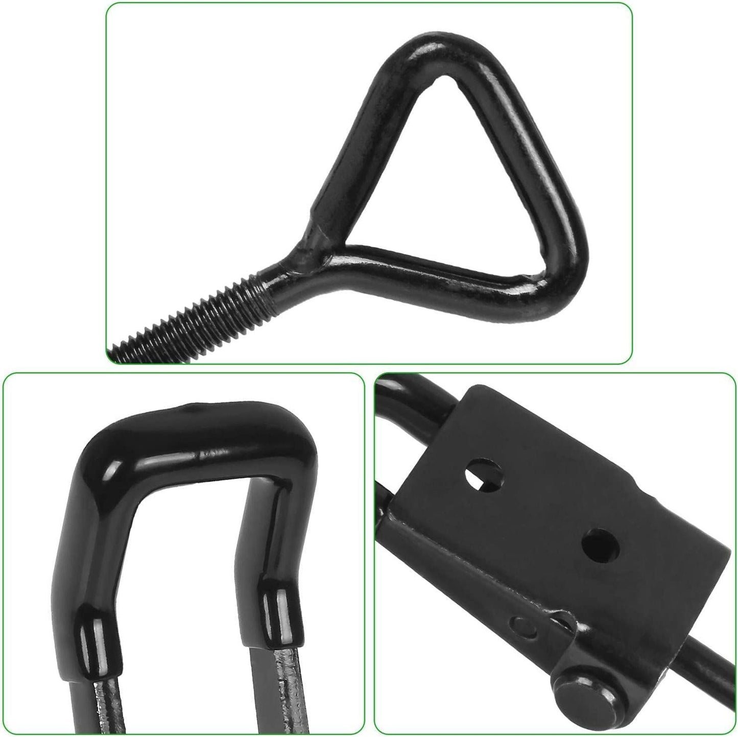 4PCS Toggle Latch Clamp 397 lbs Adjustable Toggle Latch Black Toggle Clamp Lockable Quick Release Pull Latch V1192-AZ-W-0913