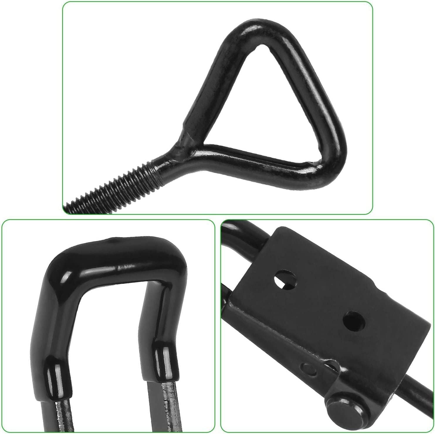 4PCS Toggle Latch Clamp 397 lbs Adjustable Toggle Latch Black Toggle Clamp Lockable Quick Release Pull Latch V1192-AZ-W-0913