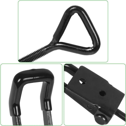 4PCS Toggle Latch Clamp 397 lbs Adjustable Toggle Latch Black Toggle Clamp Lockable Quick Release Pull Latch V1192-AZ-W-0913