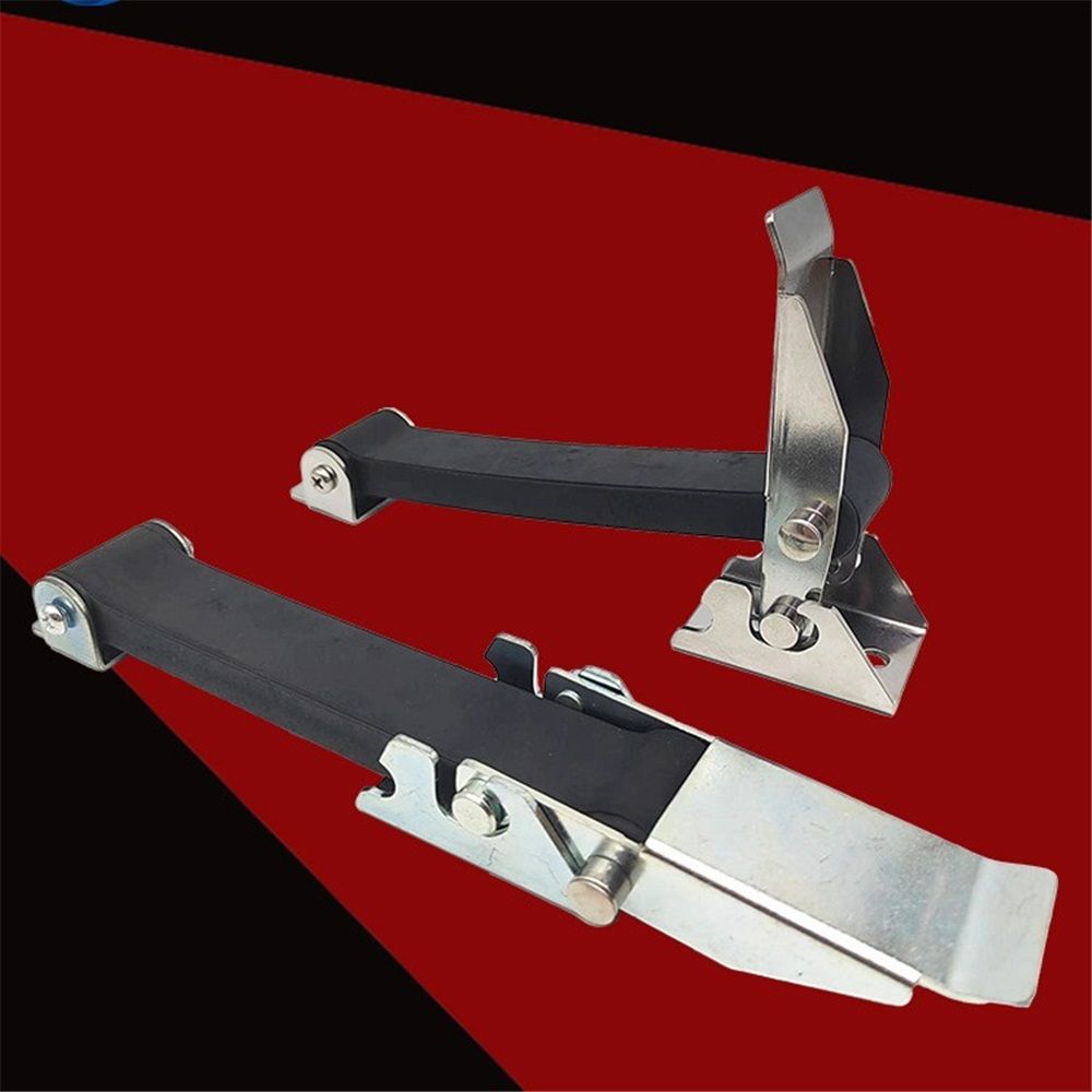 2 PCS Heavy Duty Premium SUS304 Stainless Steel Rubber Flexible Black Draw Latches Buckle (Style 3) V1192-AZ-W-0914