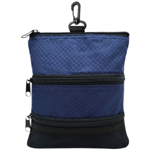 Golf Tee Bag - Store Your tees, Golf Balls, scorecard, and Pencil. Great Gift for Golfers! 2pcs(Only a single V1192-AZ-W-0917