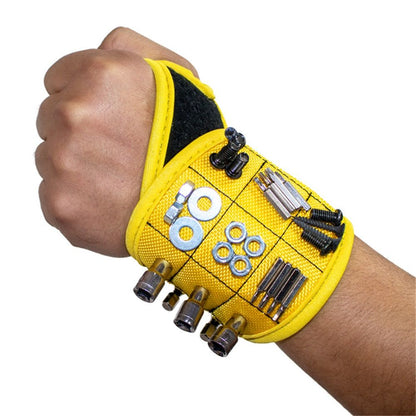 Magnetic Wristband for Tools Magnet Screw Holder Wrist Support Keeps Screws Nails Drill Bits Handy Unique V1192-AZ-W-0919