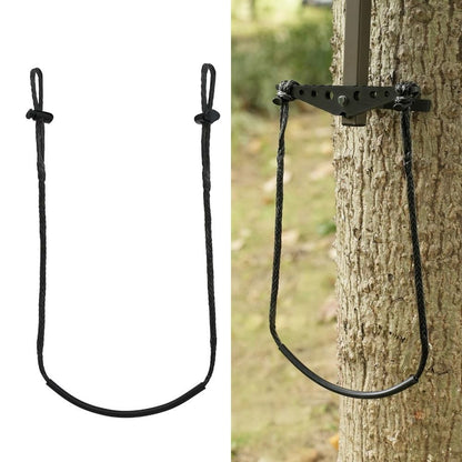 Climbing Stick Aider for Hunting, Daisy Chain Single Step Aider, Hand-Braided Lightweight Rope Ladder Tree V1192-AZ-W-0935