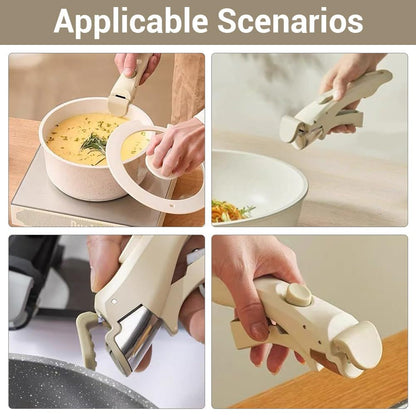 Removable Pan Handle,Anti-Scald Detachable Pot Handle for All Cookware Pan & Pot for Pots and Pans Fits All V1192-AZ-W-0954