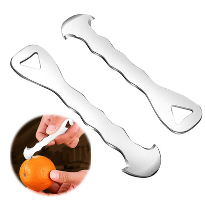 2pcs Stainless Steel Citrus Peeler Tool - Orange Peeler for Kitchen, Lemon Peeler, Grapefruit Peeler, V1192-AZ-W-0955