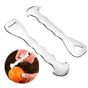 2pcs Stainless Steel Citrus Peeler Tool - Orange Peeler for Kitchen, Lemon Peeler, Grapefruit Peeler, V1192-AZ-W-0955