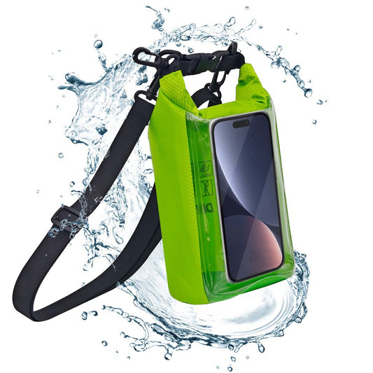 Waterproof Dry Bag, 2L - Roll Top Waterproof Pool Bag, Dry Bags for Kayaking Waterproof-/Phone Pouch,Large V1192-AZ-W-0961
