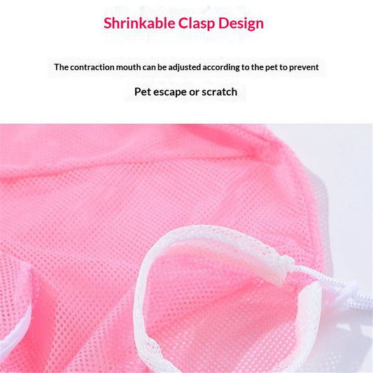 2pcs Cat Bathing Bag Anti-Bite and Anti-Scratch Cat Grooming Bag for Bathing, Nail Trimming, Medicine V1192-AZ-W-0970