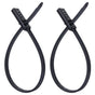 2pcs Zip Tie Lock, 22.05in Adjustable Small Cable Lock with Combination 3 Digit Recodable Combination V1192-AZ-W-0974