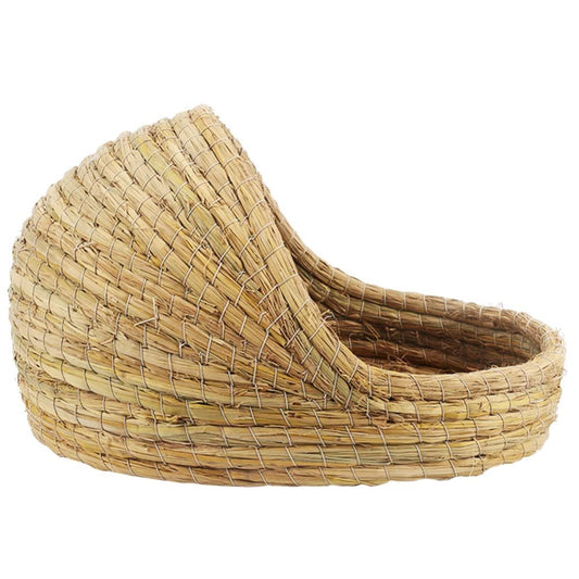 Rabbit grass bed, rabbit woven hay bed, natural handmade grass house for small pets, suitable for Totoro, V1192-AZ-W-0976
