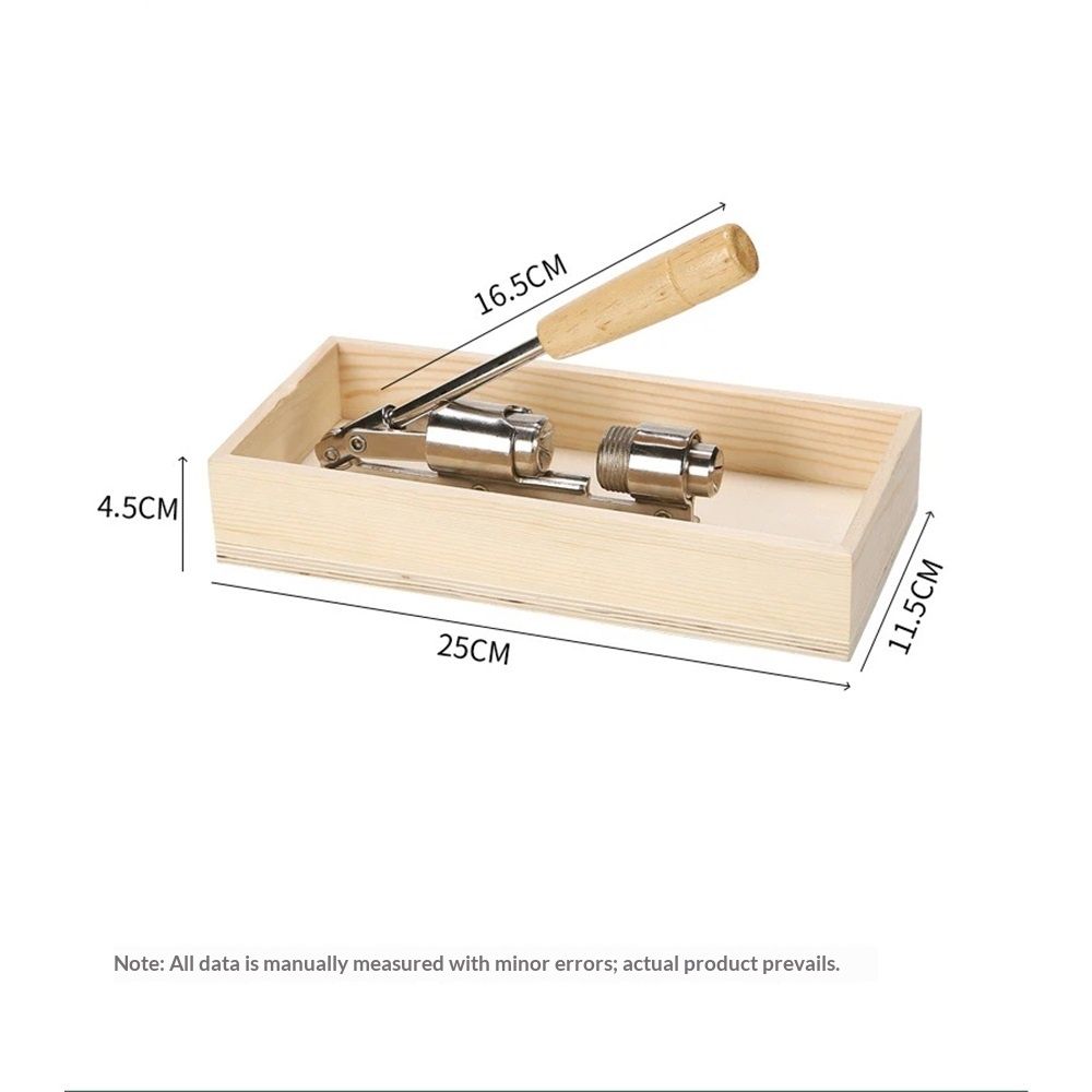 Nutcracker Heavy Duty Nut cracker Pecan Cracker Walnut Cracker Tool with Wood Box Bowl, Pecans, Hazelnuts V1192-AZ-W-0981