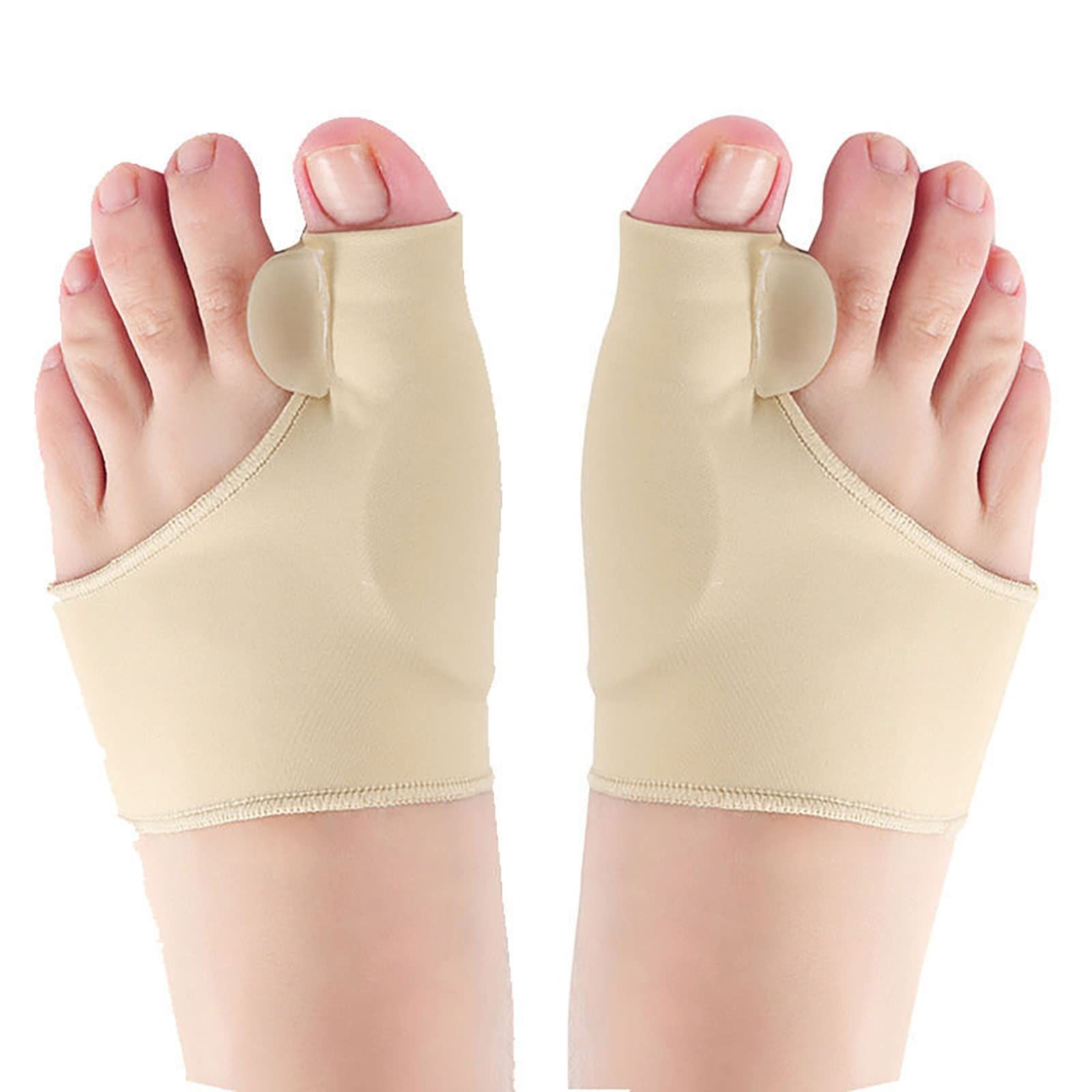 2 pair Relief Sleeve Pads & Corrector for Men & Women | Cushioned Support for Toe Alignment & Pain Relief | 2 V1192-AZ-W-0989