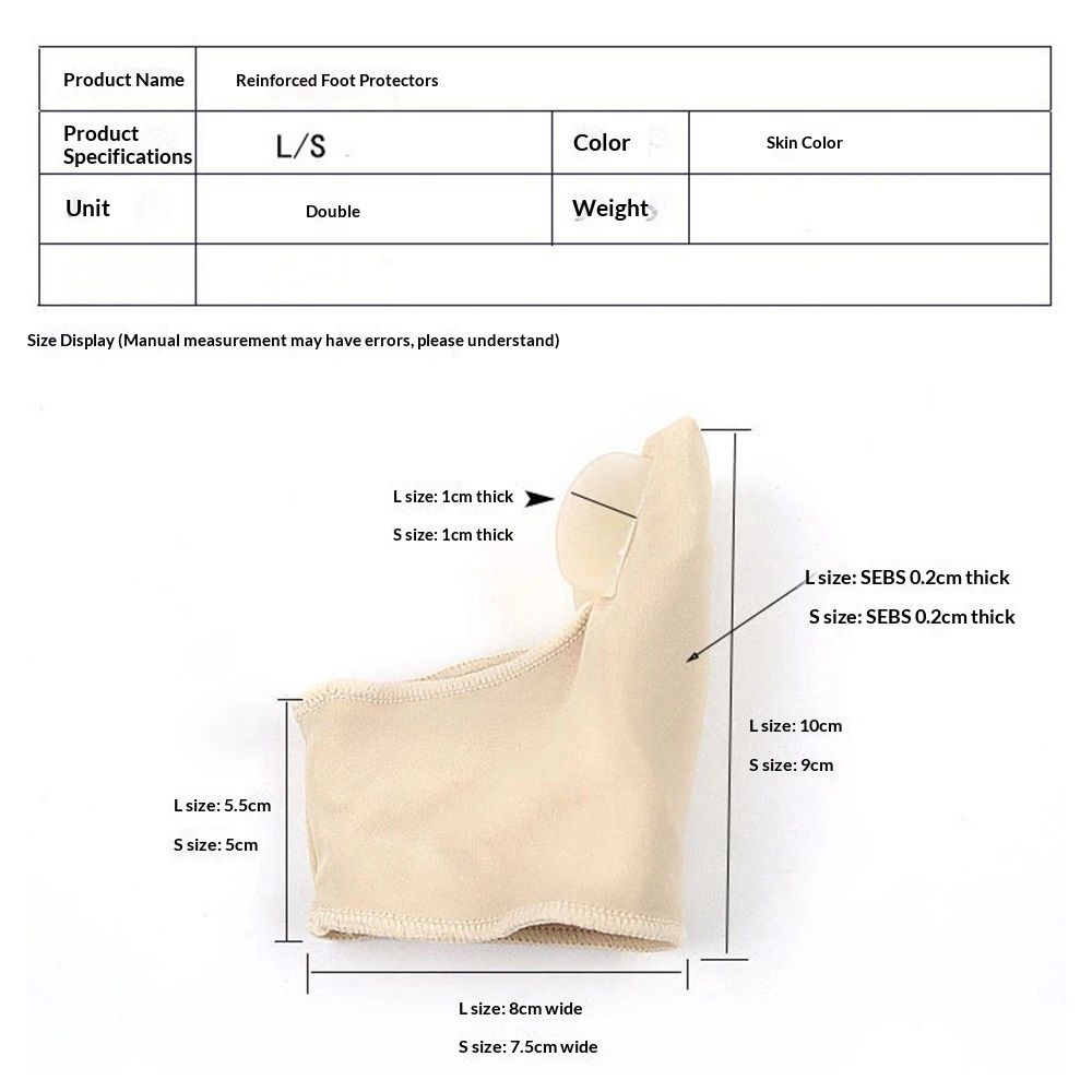 2 pair Relief Sleeve Pads & Corrector for Men & Women | Cushioned Support for Toe Alignment & Pain Relief | 2 V1192-AZ-W-0989