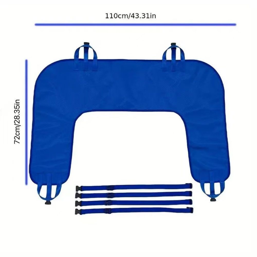 U-Shaped Positioning Sheet - Transfer Sheet for Turning and Repositioning, Multipurpose Bed Pad with V1192-AZ-W-1000