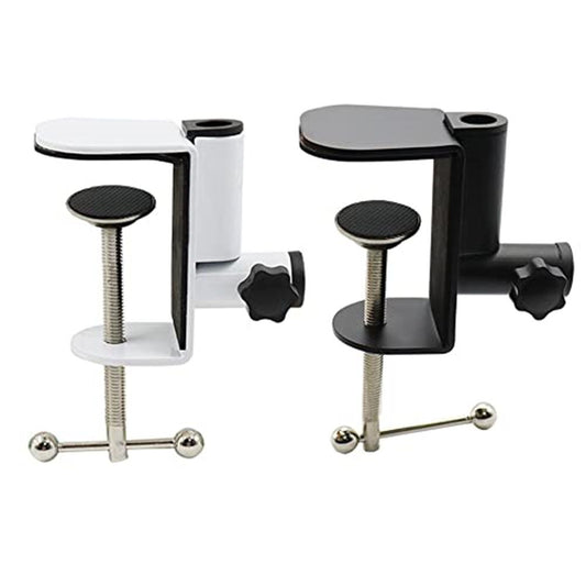 2 pack Universal Shape Table Mounting Clamp for Microphone Suspension Boom Scissor Arm Stand Holder with V1192-AZ-W-1007