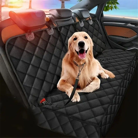Dog Car Seat Cover, Back Seat Cover for Dogs Pet Car Seat Protector Waterproof Bench Car Seat Cover, Non-Slip V1192-AZ-W-1011