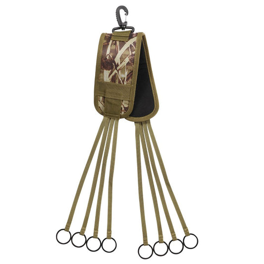 Waterfowl Non-Slip Leg Band Bird Hunting Game Strap with Leg Loop Style - Includes Heavy Duty Spring Clip and V1192-AZ-W-1014