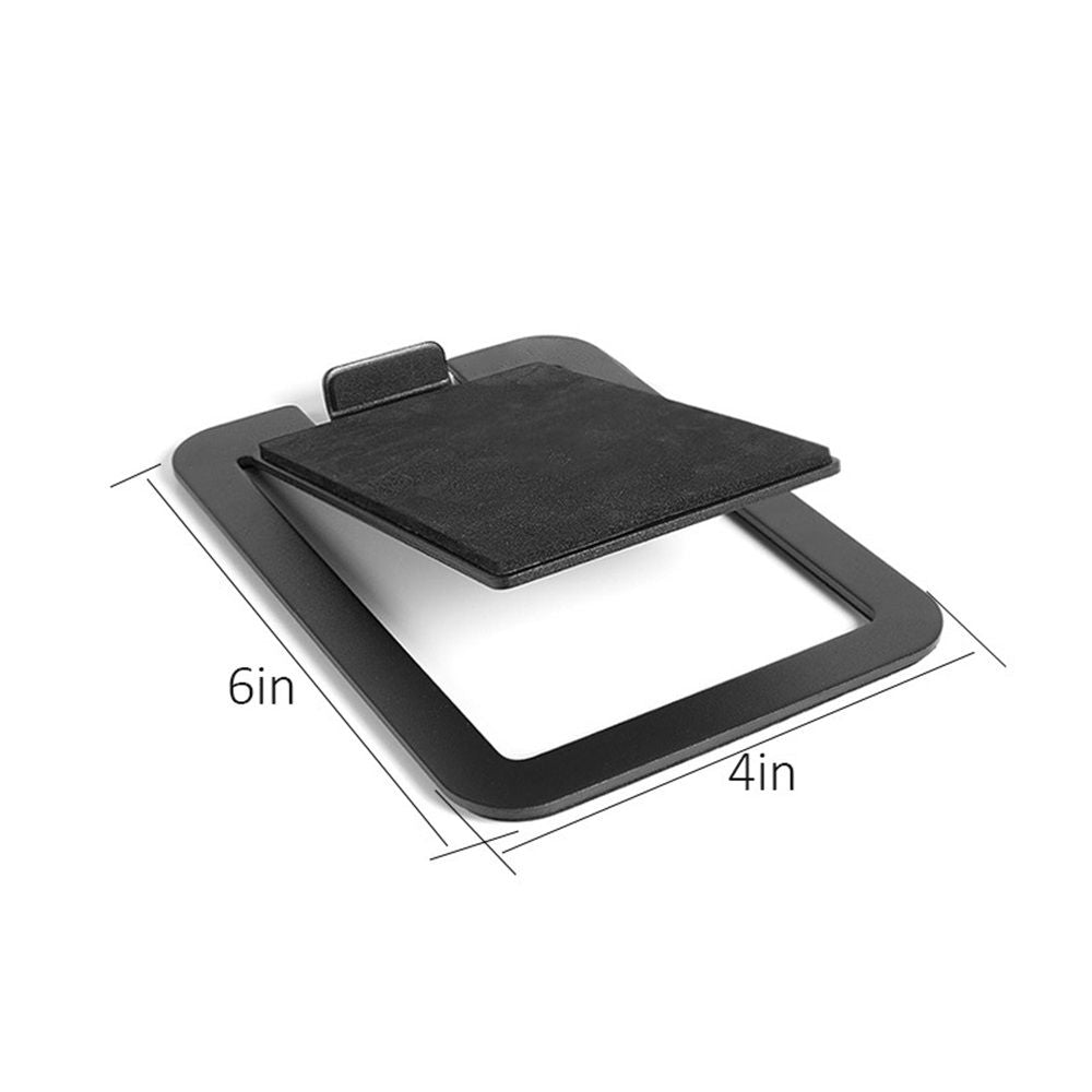 Tilted Desktop Speaker Stands for Medium Bookshelf Speakers & Mid-Studio Monitors | Damping Foam Padding | V1192-AZ-W-1017