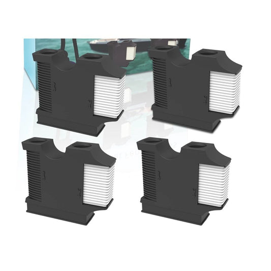 Boat Fender Hanger, Boat Rail and Cleat Fender Clips, Quick Connect and Release Fender Lines, Boat Bumper V1192-AZ-W-1025