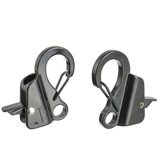 4pcs Stainless Steel Boat Fender Clips Quick Release Clips Boat Bumper Buoy Holders for Rail, Clamp on 5/8" V1192-AZ-W-1026