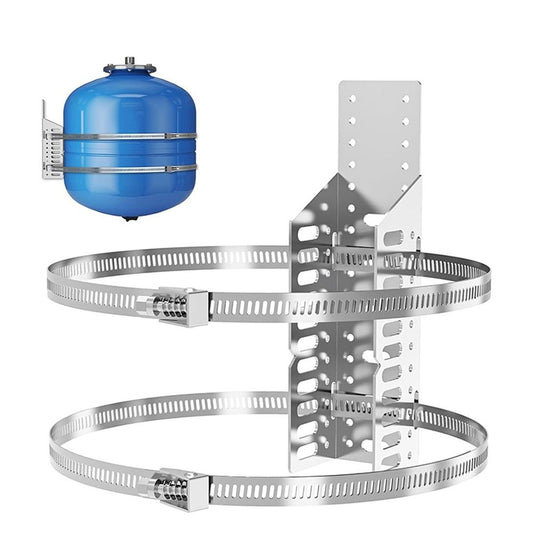 Universal Expansion Tank Water Heater Wall Mounting Bracket, Stainless Steel Diameter Pole Holder Brackets, V1192-AZ-W-1027