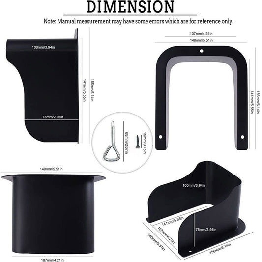 Ring Doorbell Cover Weatherproof, Large Metal Ring Doorbell Protector, Access Control Rain Cover, Outdoor V1192-AZ-W-1029