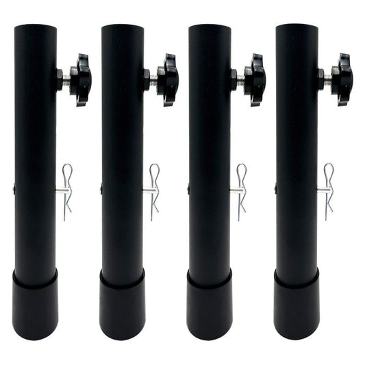 Table Leg Extenders for Folding Tables, Folding Table Legs Extensions for Straight and Bent Legs, Heavy Duty V1192-AZ-W-1032
