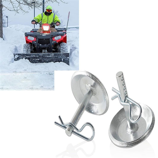 (2-Pack) Replacement Snow Plow Skid Shoes - Replaces Part ATV UTV Hardened Steel Snow Plow Non-Slip Base - V1192-AZ-W-1036