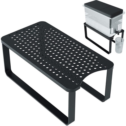 Water Filter Dispenser Stand with Drip Tray - 7.9''W x 14.9''D x 6.8''H, Metal Stand Designed For Filter, V1192-AZ-W-1042