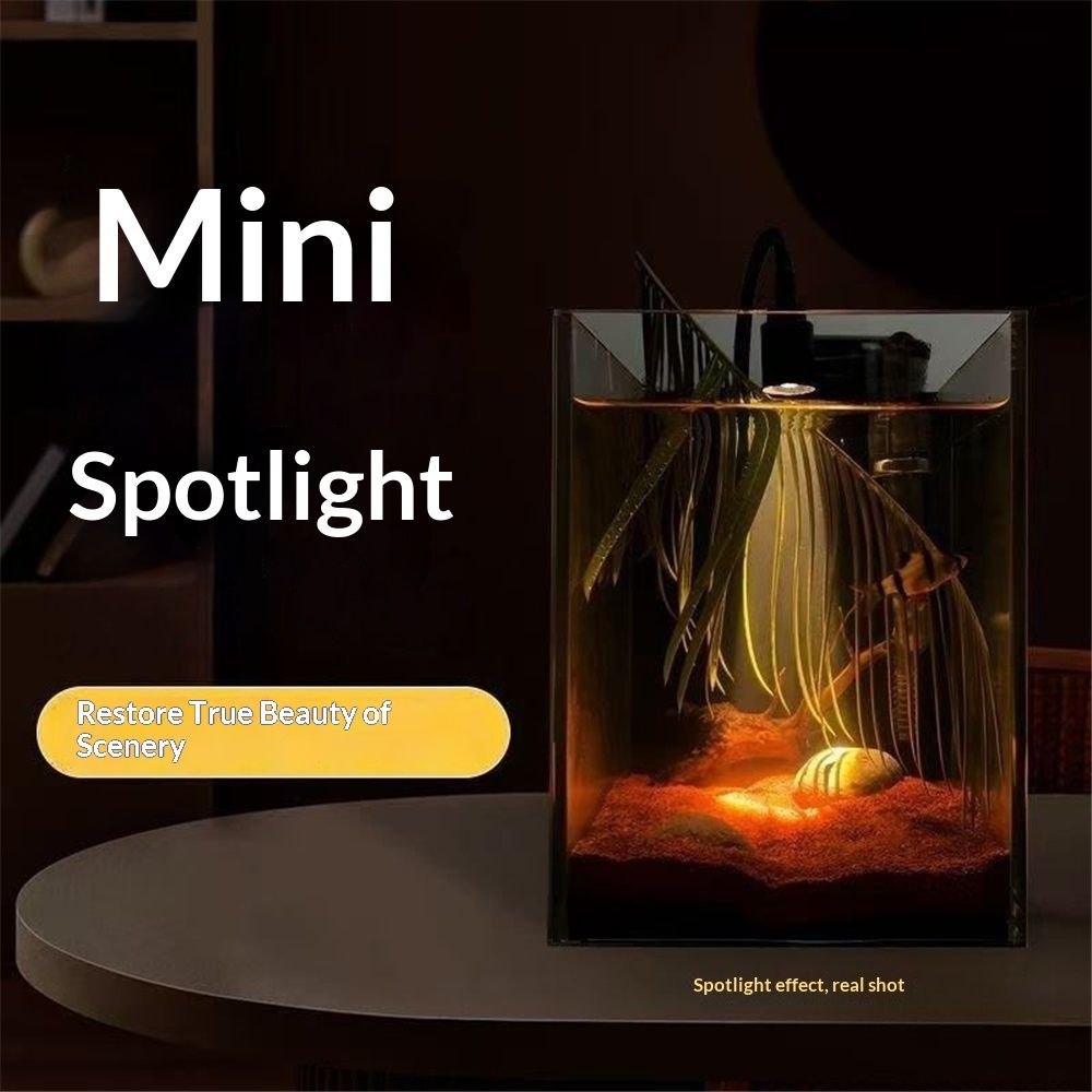 LED Aquarium Light - Freshwater Fish Tank Spotlight Vivarium Terrarium Light Fish tank light, turtle light V1192-AZ-W-1047
