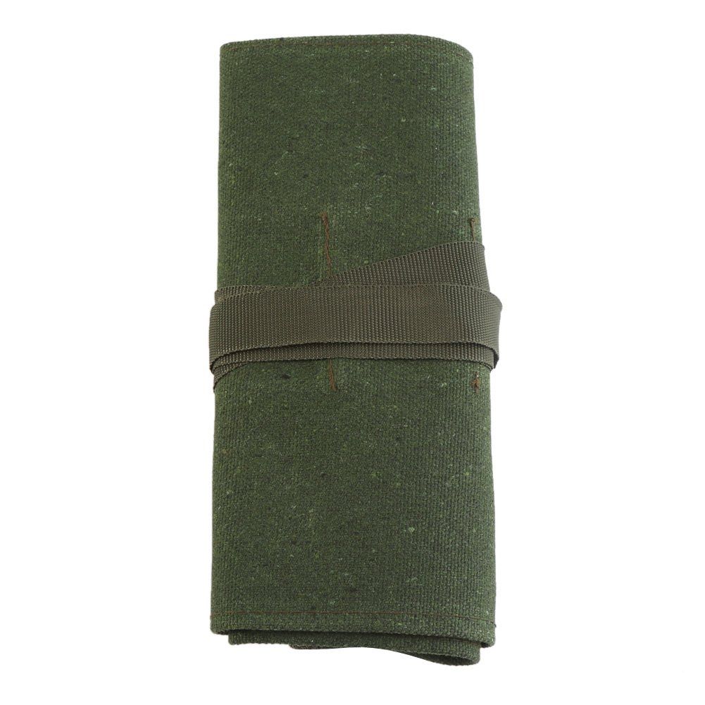 Bonsai Tools Pocket Multifunctional Carrying Roll Bag 10 Pockets Canvas Spanner Wrench Tool Roll Up Storage V1192-AZ-W-1055