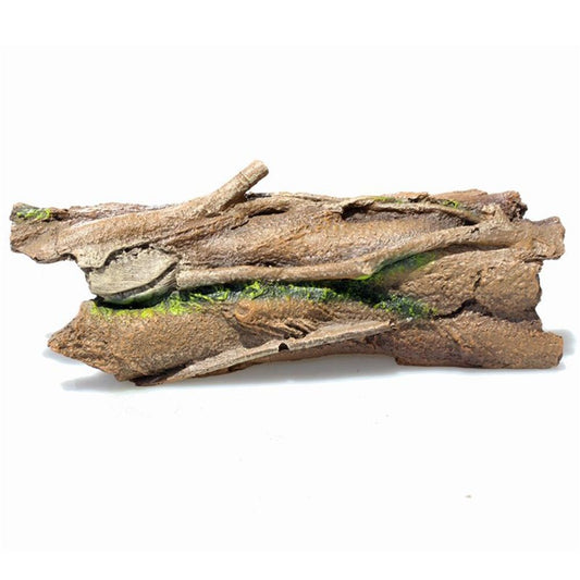 Lizard Snake or Reptile Hide, Large Hollow Log Snake Hideout for Ball Bearded Dragon and Gecko Eco-Friendly V1192-AZ-W-1056