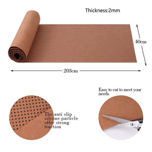1 Pack 15.7 x 80 Inch No-Slip Ice and Snow Carpet Mats- Natural Coconut Fiber Carpet Anti-Slip Coir Mat for V1192-AZ-W-1064