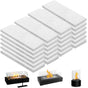 48PCS Ceramic Wool Wick for Tabletop Fire Pit, Table Top Firepit Sponge Fuel Core for Bioethanol Rubbing V1192-AZ-W-1066