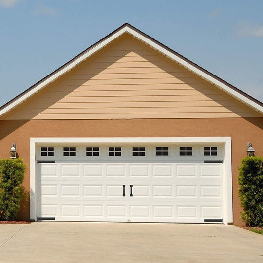 Garage Door Magnetic Decorative Hardware, 6 Pieces Rectangle Garage Door Magnets Accents Curb Appeal Faux V1192-AZ-W-1070