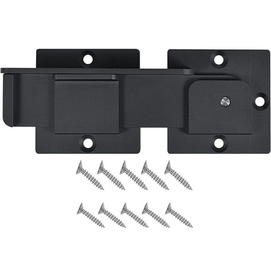 7.5" Flip Gate Latch Lock with Padlock Holes, 4mm Heavy Duty Aluminum Alloy Door Latch for Outdoor Wooden V1192-AZ-W-1072