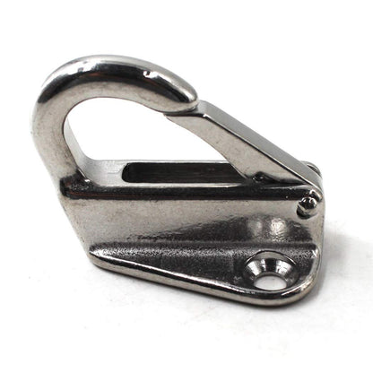 Spring Snap Attach Rope Hook, SS 316 Fender Spring Fending Hook Marine Clothes Boat Hardware (4pcs) V1192-AZ-W-1075